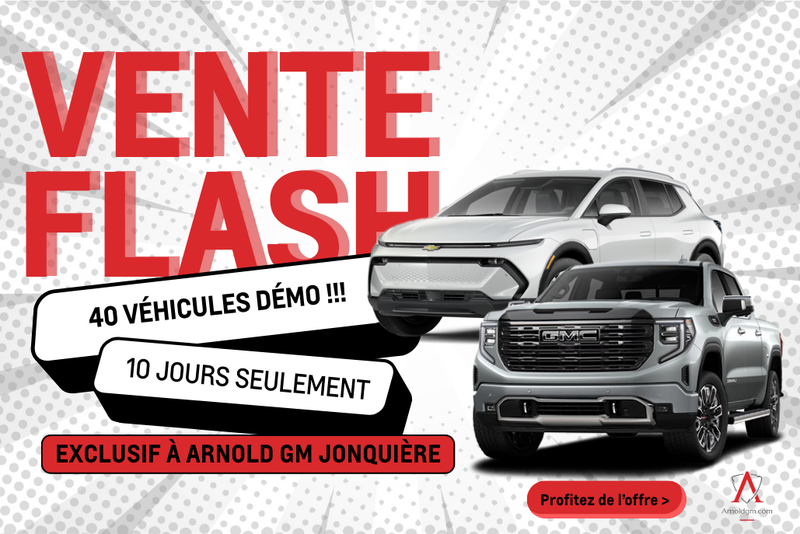 Wow, grande vente FLASH chez Arnold GM