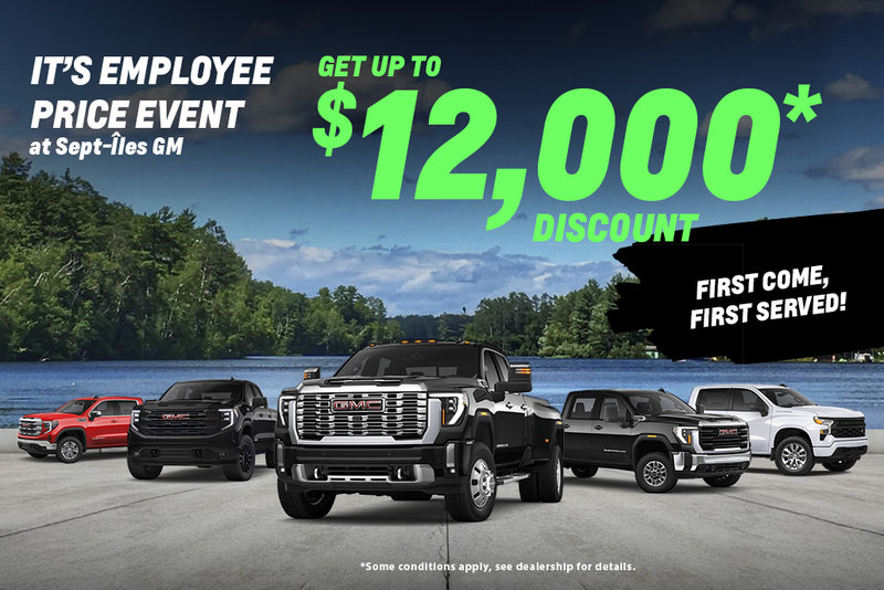 Employee pricing = up to $12,000 in discounts