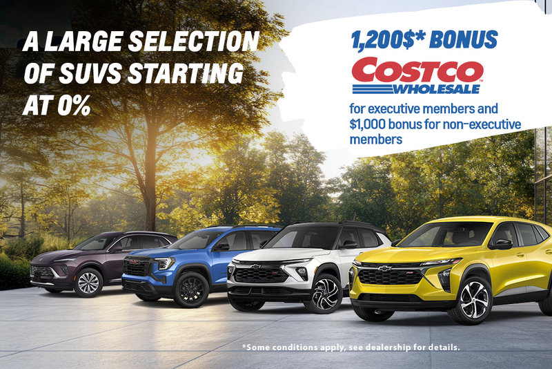 Costco Offer and 0% Financing