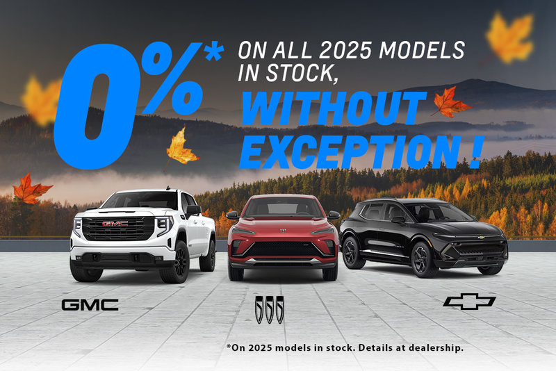0% on all 2025 models — no exceptions!