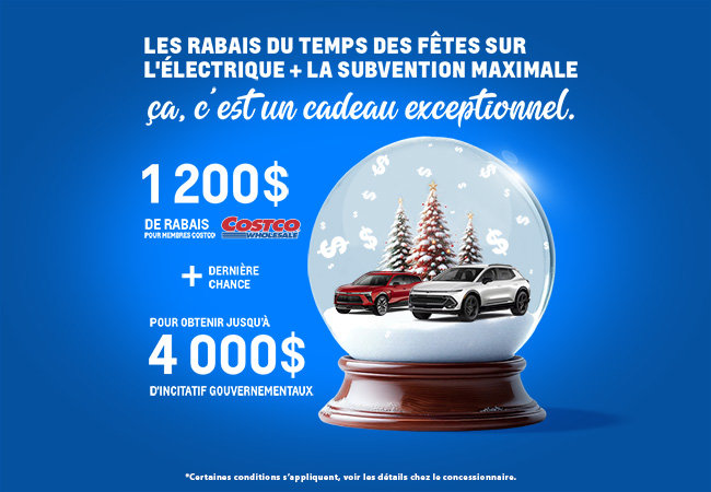 Rabais Costco + Subvention maximale
