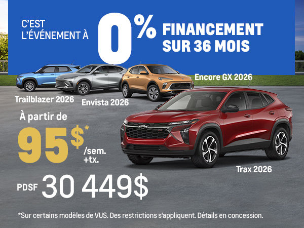Votre VUS compact à 95 $/sem.