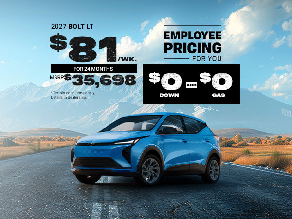 Promotion Chevrolet Bolt LT