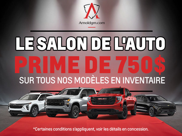 Le Salon de l'auto chez Arnold GM