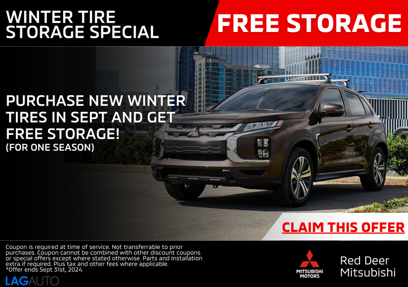 Buy 4 Winter Tires and Get 1 Season of Storage Free!