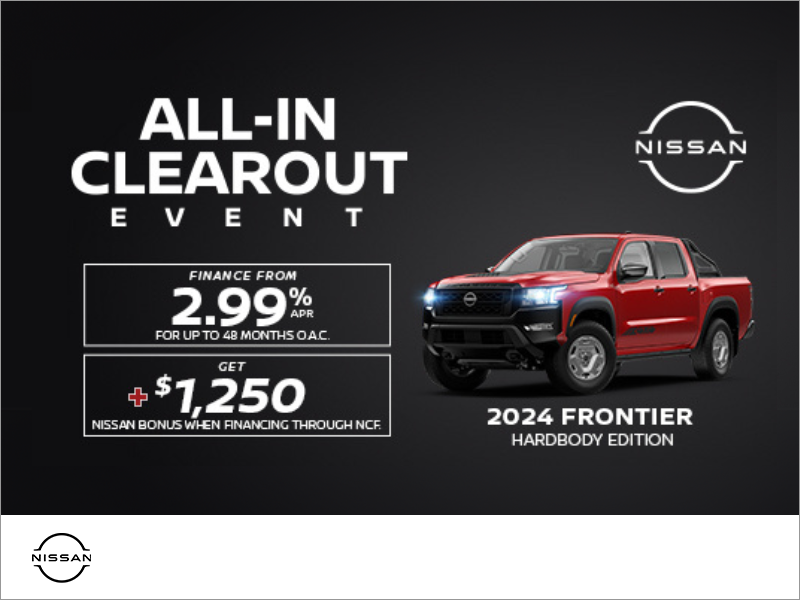 Get the 2024 Frontier Today!