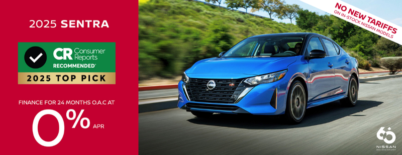 Get the 2025 Nissan Sentra!