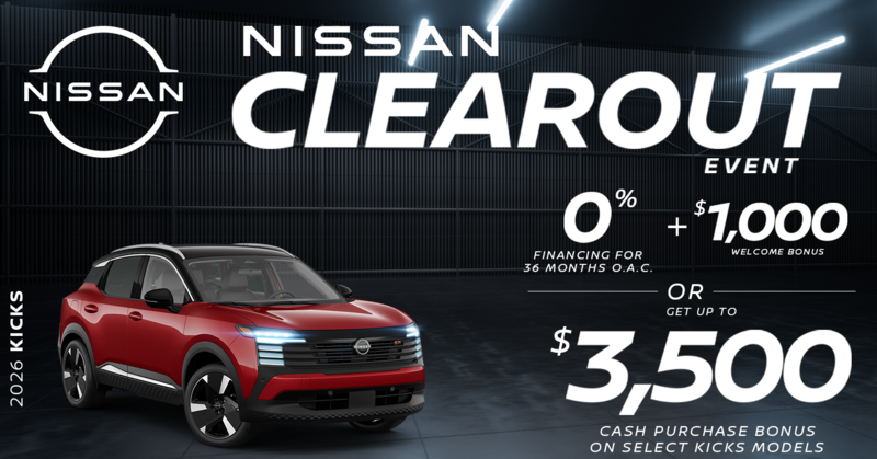 Get the 2026 Nissan Kicks!