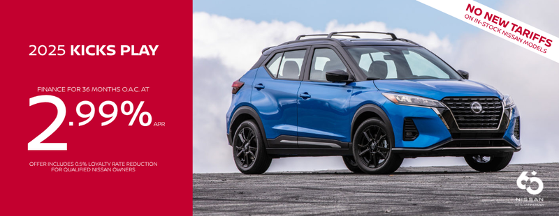 Get the 2025 Nissan Kicks Play!