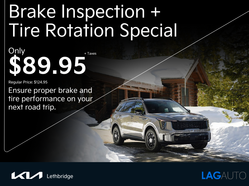 Brake Inspection & Tire Rotation Special