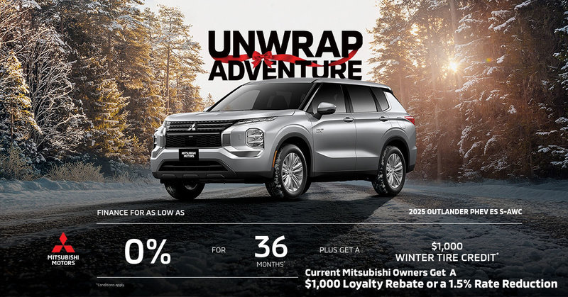 Get the 2025 Mitsubishi Outlander PHEV
