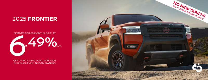 Get the 2025 Nissan Frontier!