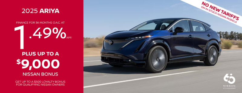 Get the 2025 Nissan Ariya