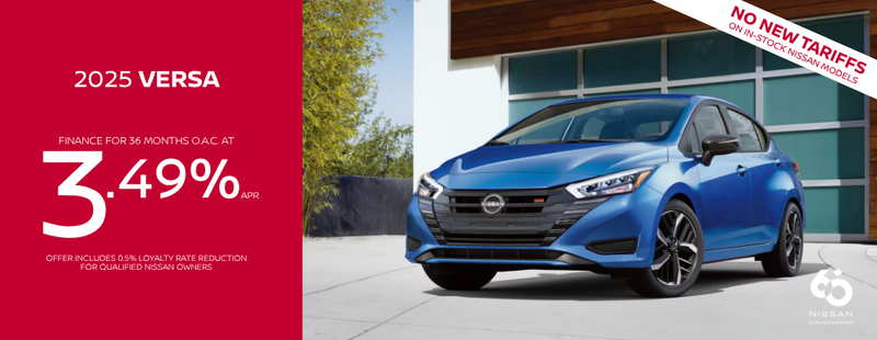Get the 2025 Nissan Versa