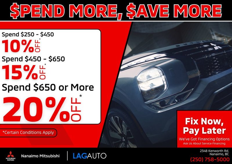 The More You Spend, The More You Save!