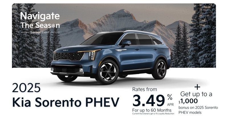 Get the 2025 Sorento Plug-in Hybrid