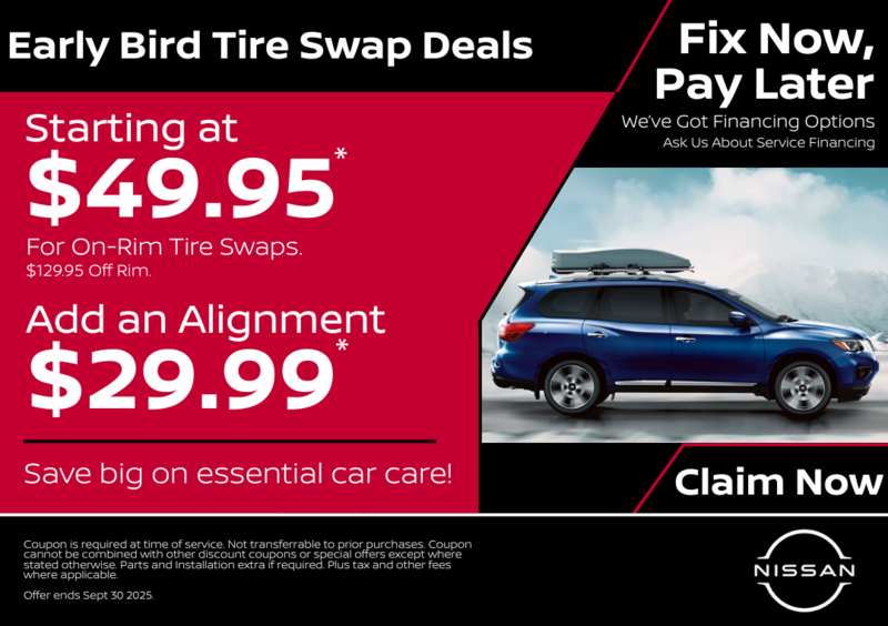 Early Bird Tire Swap Special