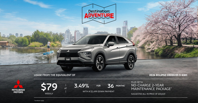 Get the 2026 Mitsubishi Eclipse Cross