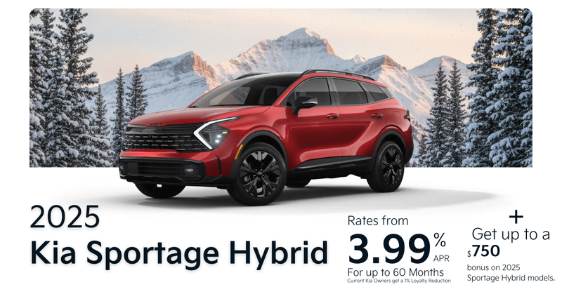 Get the 2025 Sportage Hybrid