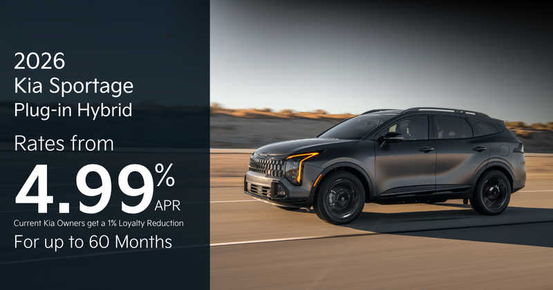 Get the 2026 Sportage PHEV