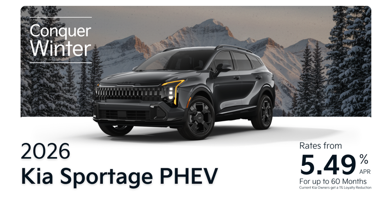 Get the 2026 Sportage PHEV