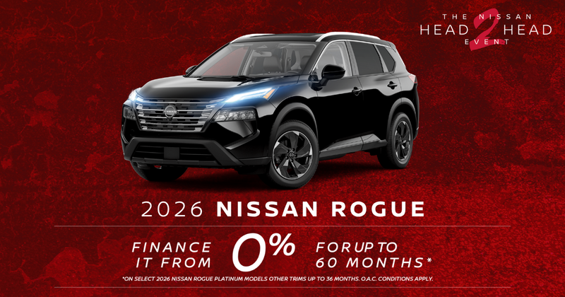 Get the 2026 Nissan Rogue!