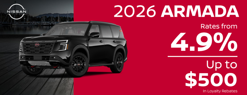 Get the 2026 Nissan Armada!