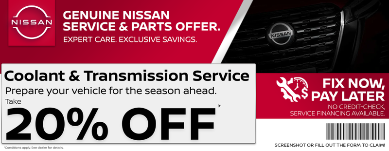20% Off Coolant & Transmission Service