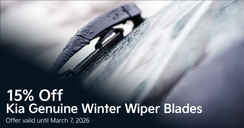 15% Off Kia Genuine Winter Wiper Blades