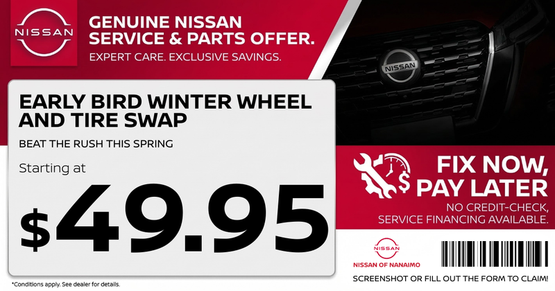 Early Bird Winter Wheel & Tire Swap