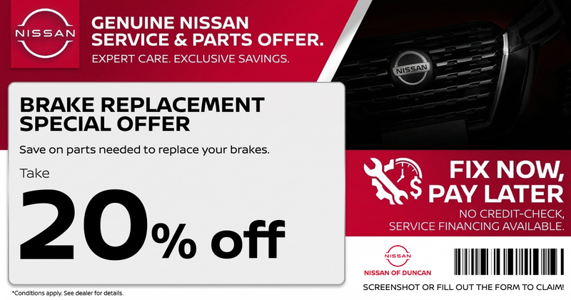 Brake Replacement Special Offer