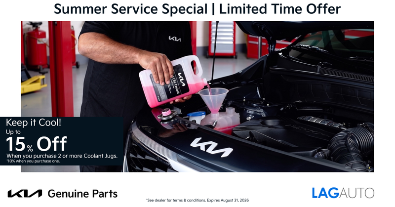 15% Off 2 or More Coolant Jugs