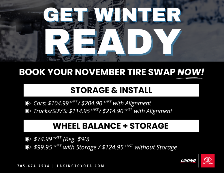 Get Winter Ready at Laking Toyota