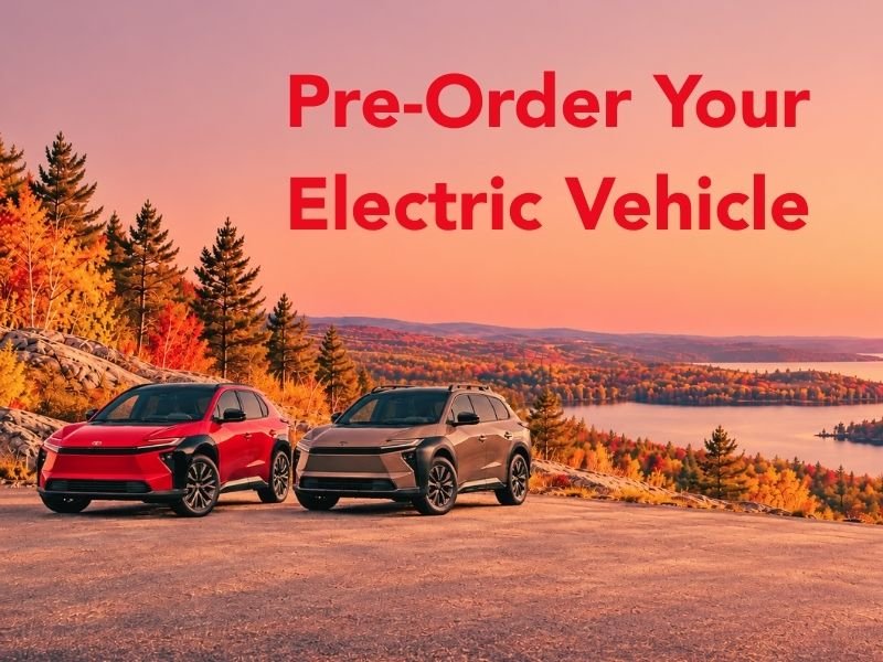 Précommandez votre véhicule électrique