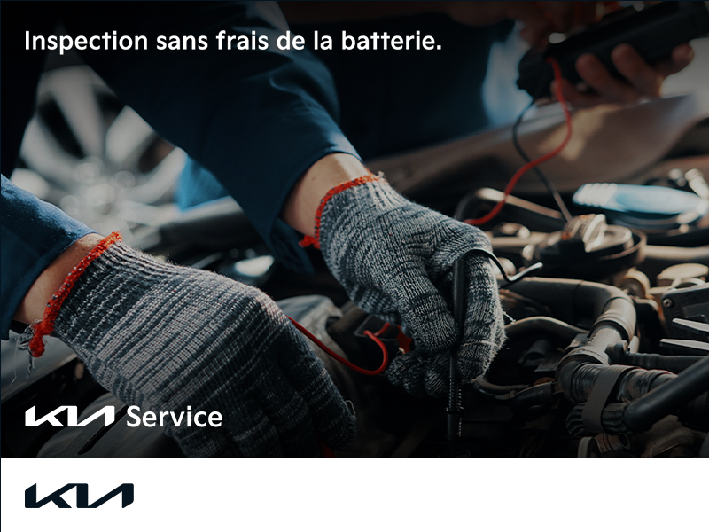 Inspection de la batterie sans frais