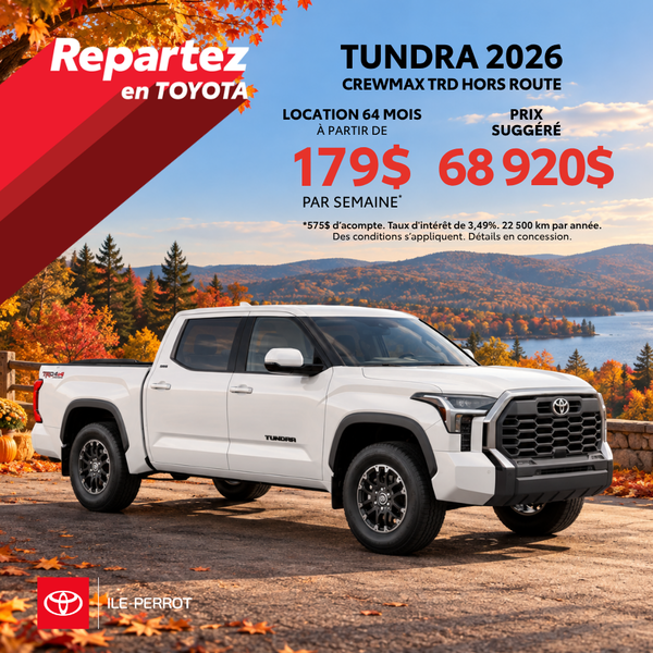 Tundra 2026 CrewMax TRD Hors Route