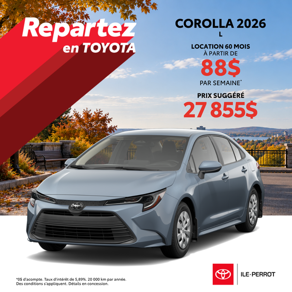 Corolla L 2026