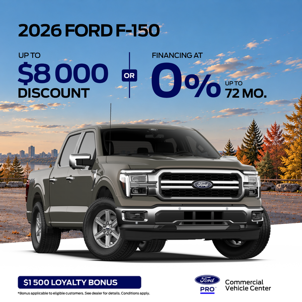 2026 Ford F-150: Choose Your Deal!