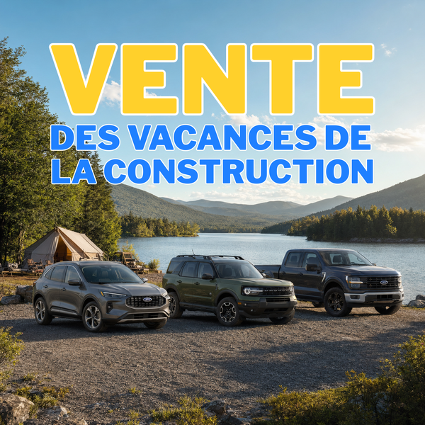 Vente des vacances de la construction