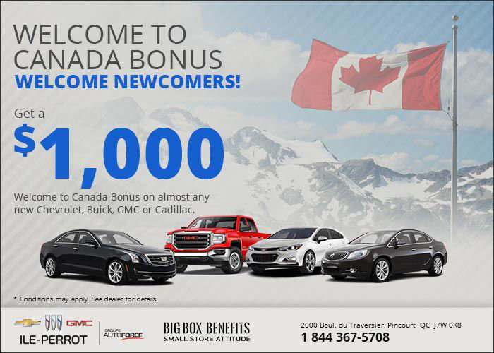 Welcome to Canada Bonus