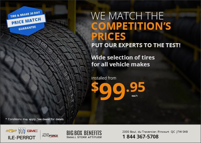 We Match the Competition's Prices
