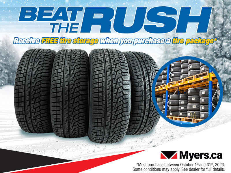 Beat the Rush on Tires