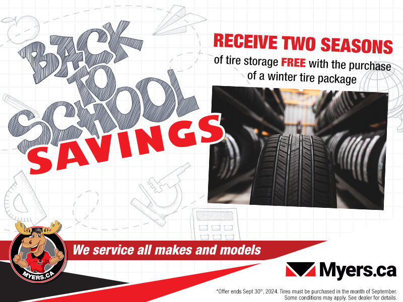 Back to School Savings on Tires