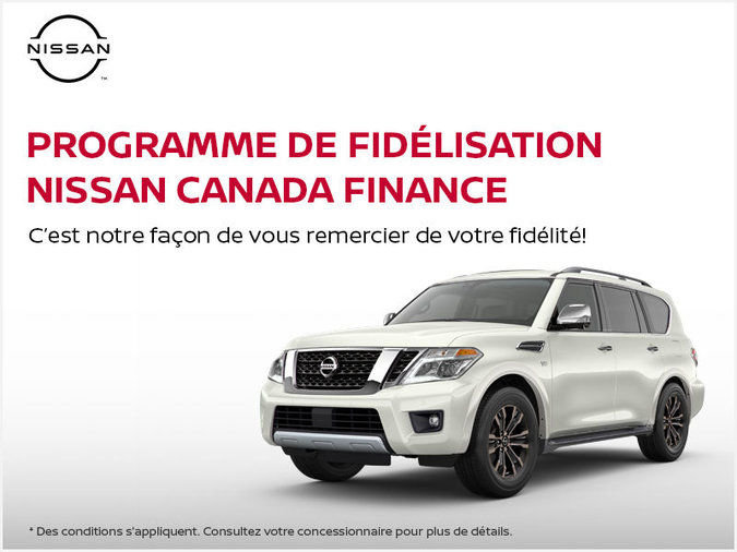 Programme de fidélisation Nissan Canada Finance