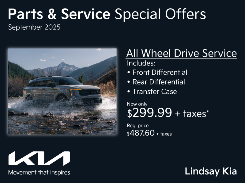 Keep your All Wheel Drive system running it's best!