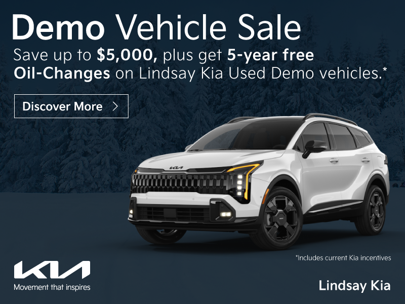 Lindsay Kia | Used Demo Sale