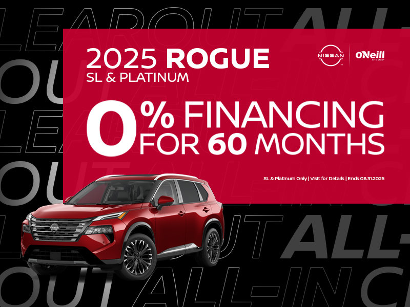 2025 Rogue SL & Platinum