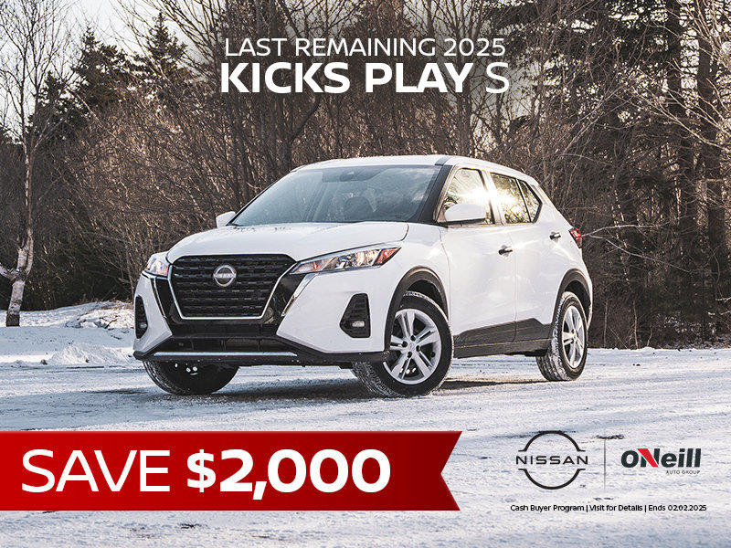 The 2025 Nissan Kicks Play S