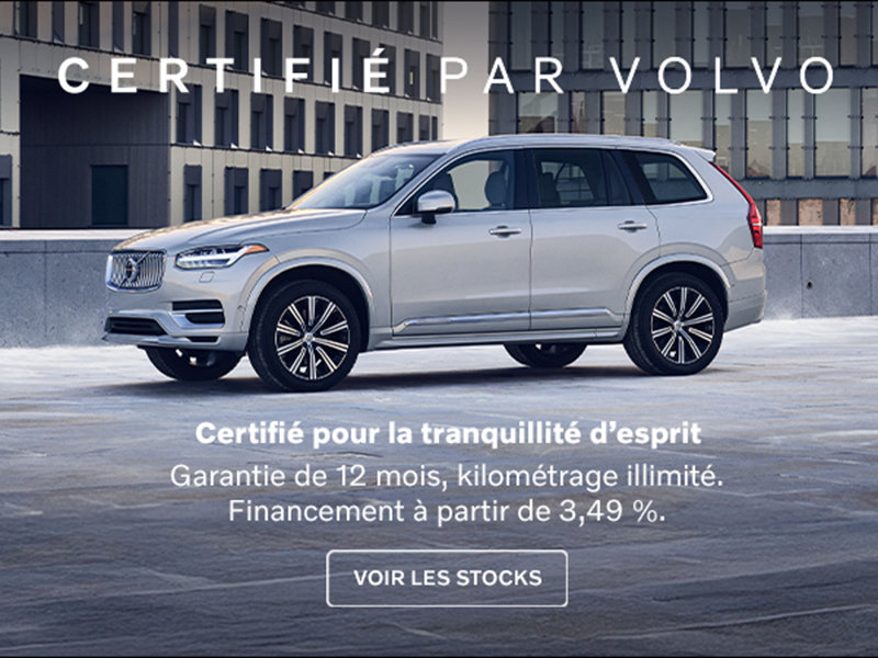Certifié par Volvo