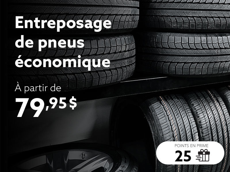 Entreposage de pneus chez Spinelli